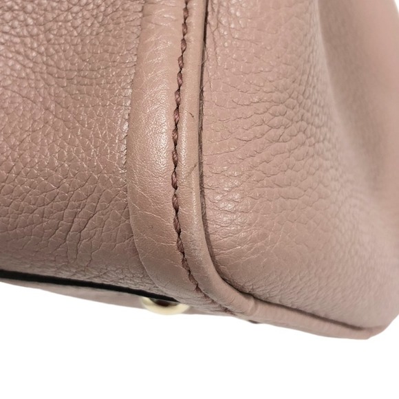 Gucci Interlocking G 2way Bag Leather Handbag Pink - Picture 9 of 12